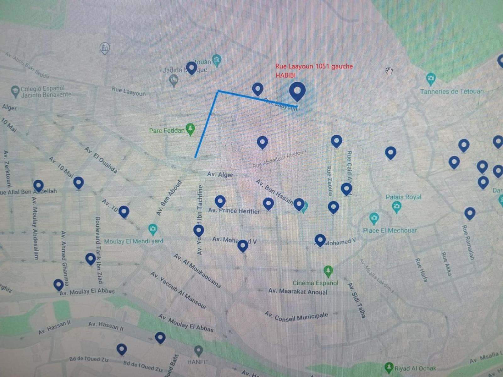 Hotel Dar Rehla Tétouan Zewnętrze zdjęcie